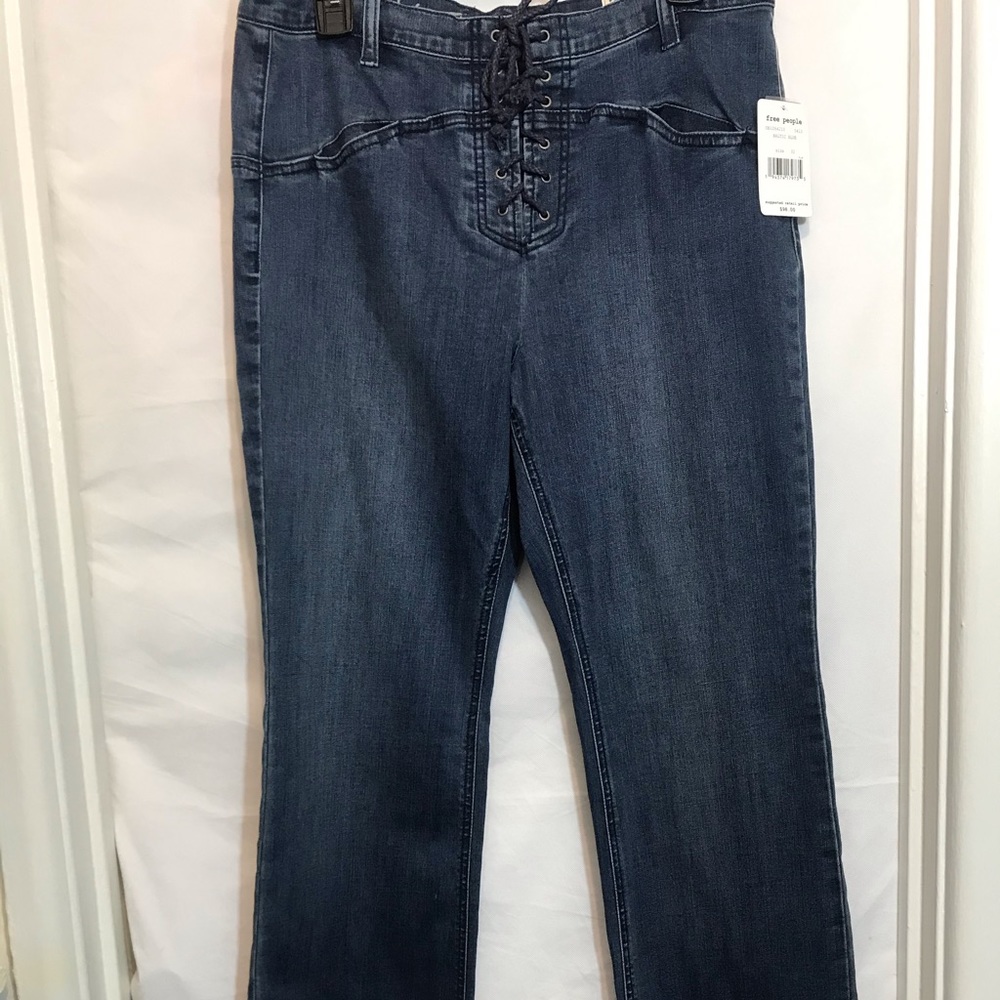 Free People Eva Lace-Up Bootcut Jeans (Bonus Jewelry included ‼️) - Picture 6 of 16